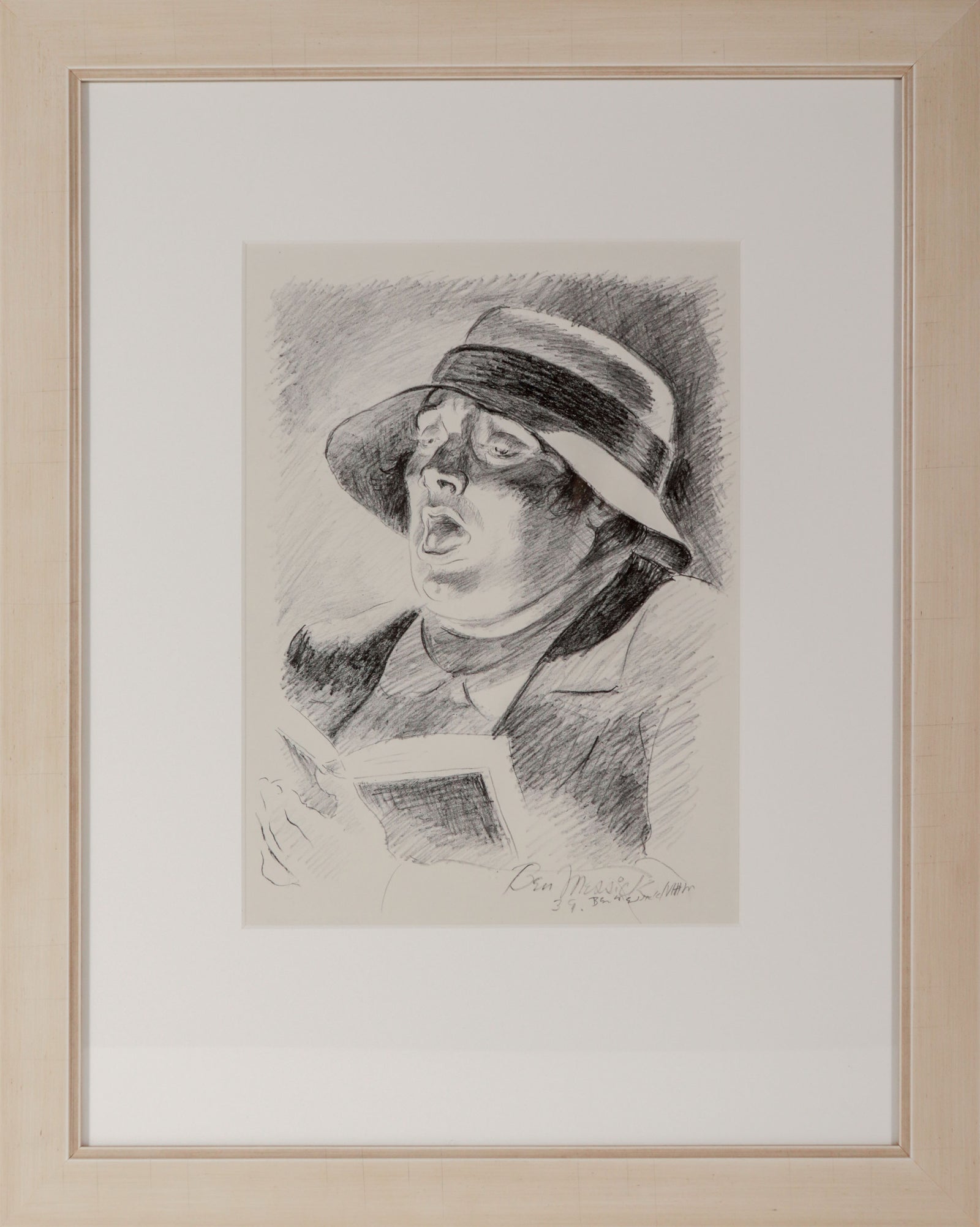 <i>Gospel Singer (Los Angeles)</i> <br>1939 Lithograph <br><br>#D0408