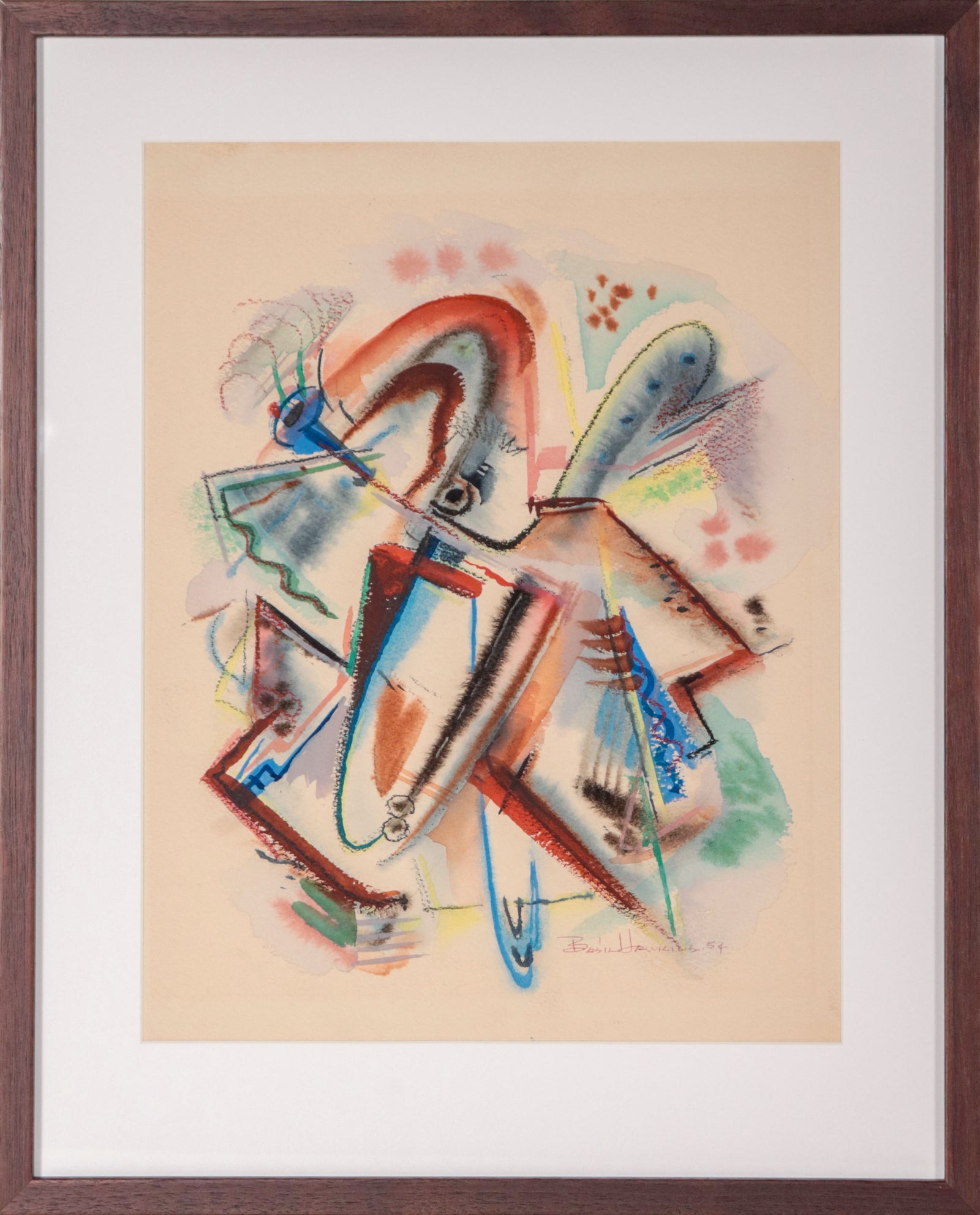 <i>Carnival</i> <br>1954 Mixed Media <br><br>#D0498