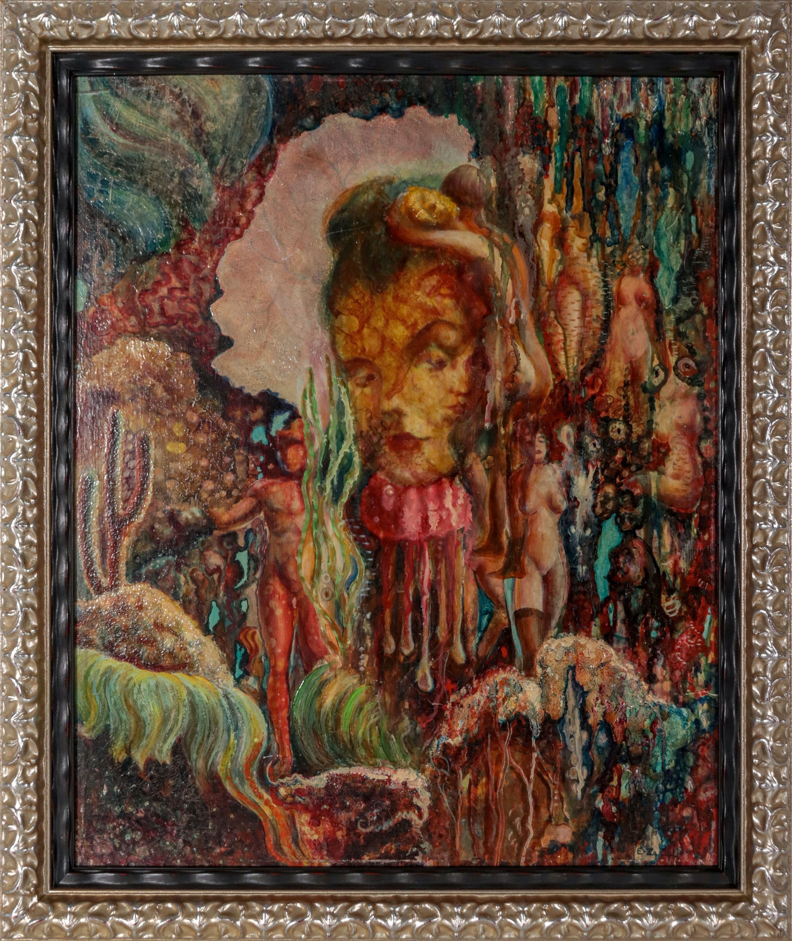 <i>Dreams & Realities</i> <br>1949 Tempera Paint <br><br>#D0523
