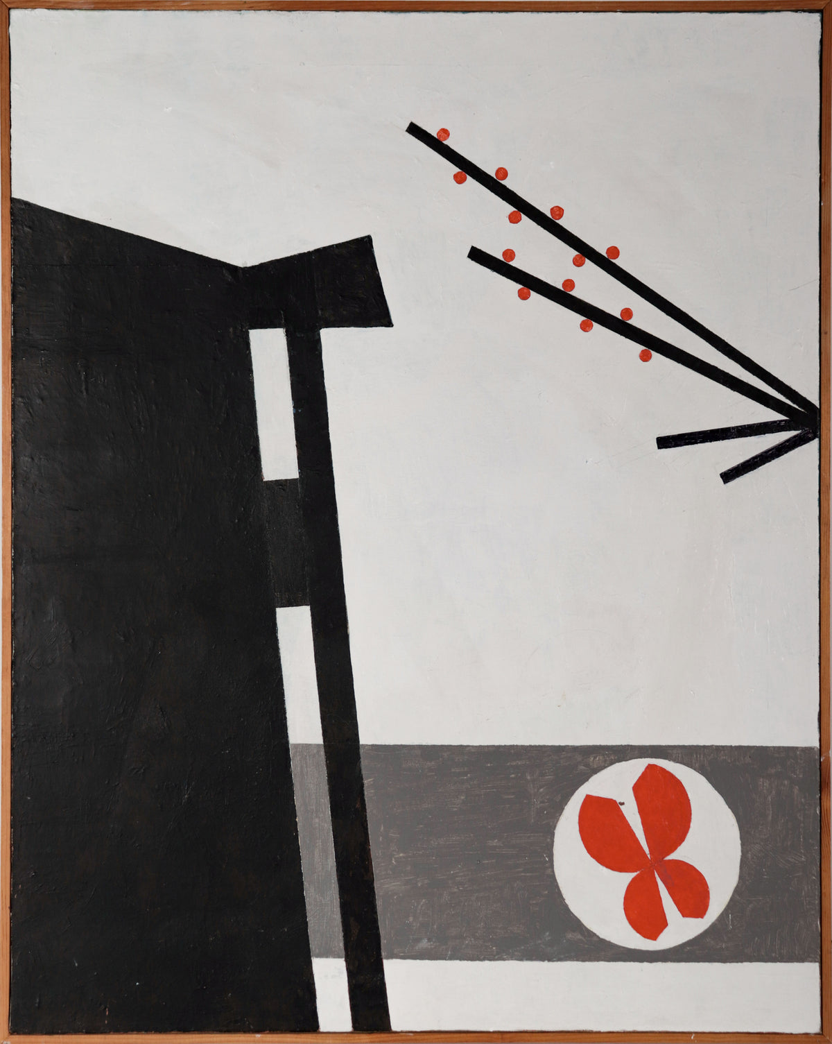 Blossom &amp; Butterfly <br>20th Century Acrylic <br><br>#D0612