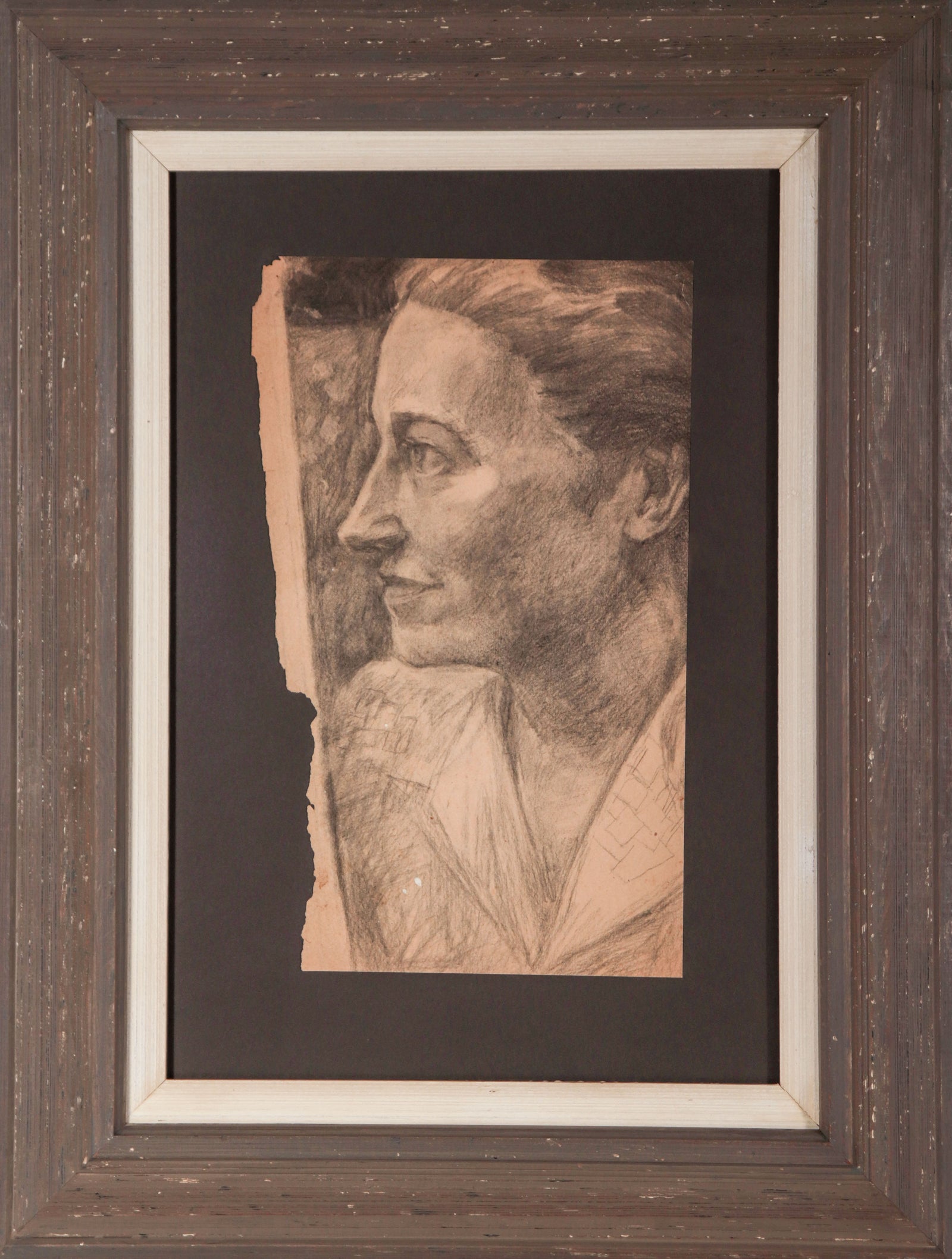 WPA Era Portrait <br>1940s Graphite <br><Br>#D0646