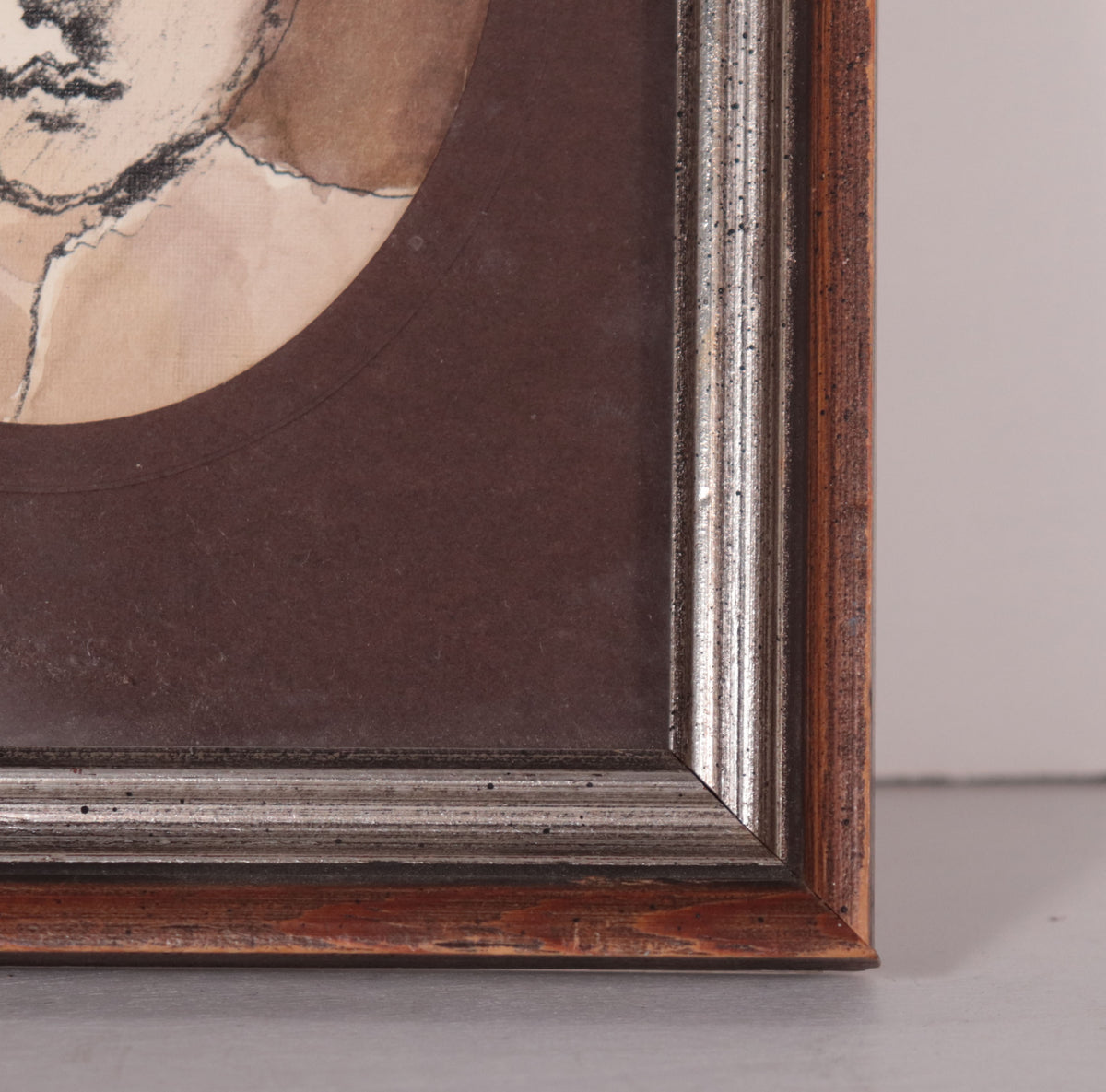 <i>Italian Boy</i> <br>Mid Century Mixed Media <br><br>#D0659