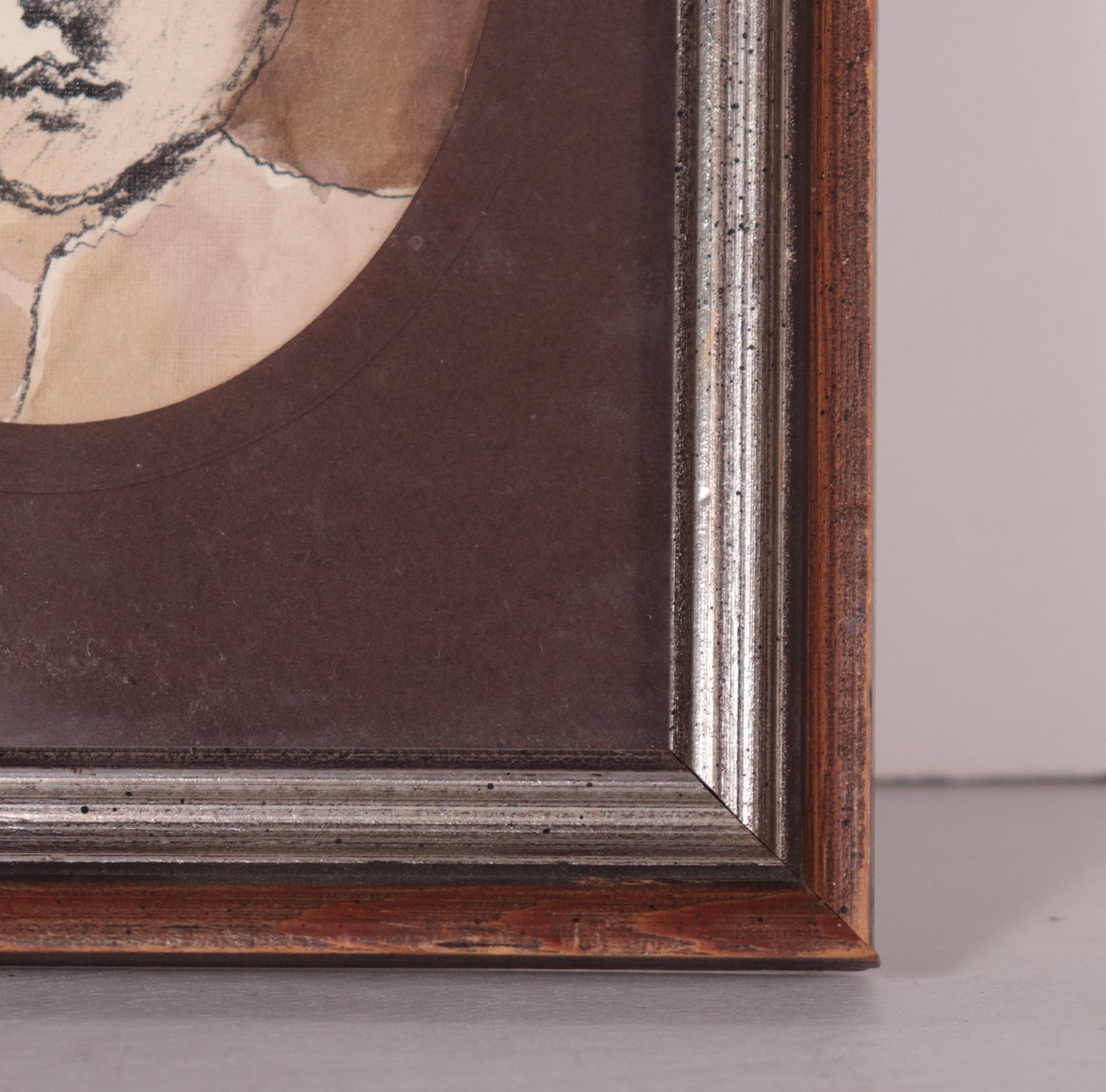 <i>Italian Boy</i> <br>Mid Century Mixed Media <br><br>#D0659