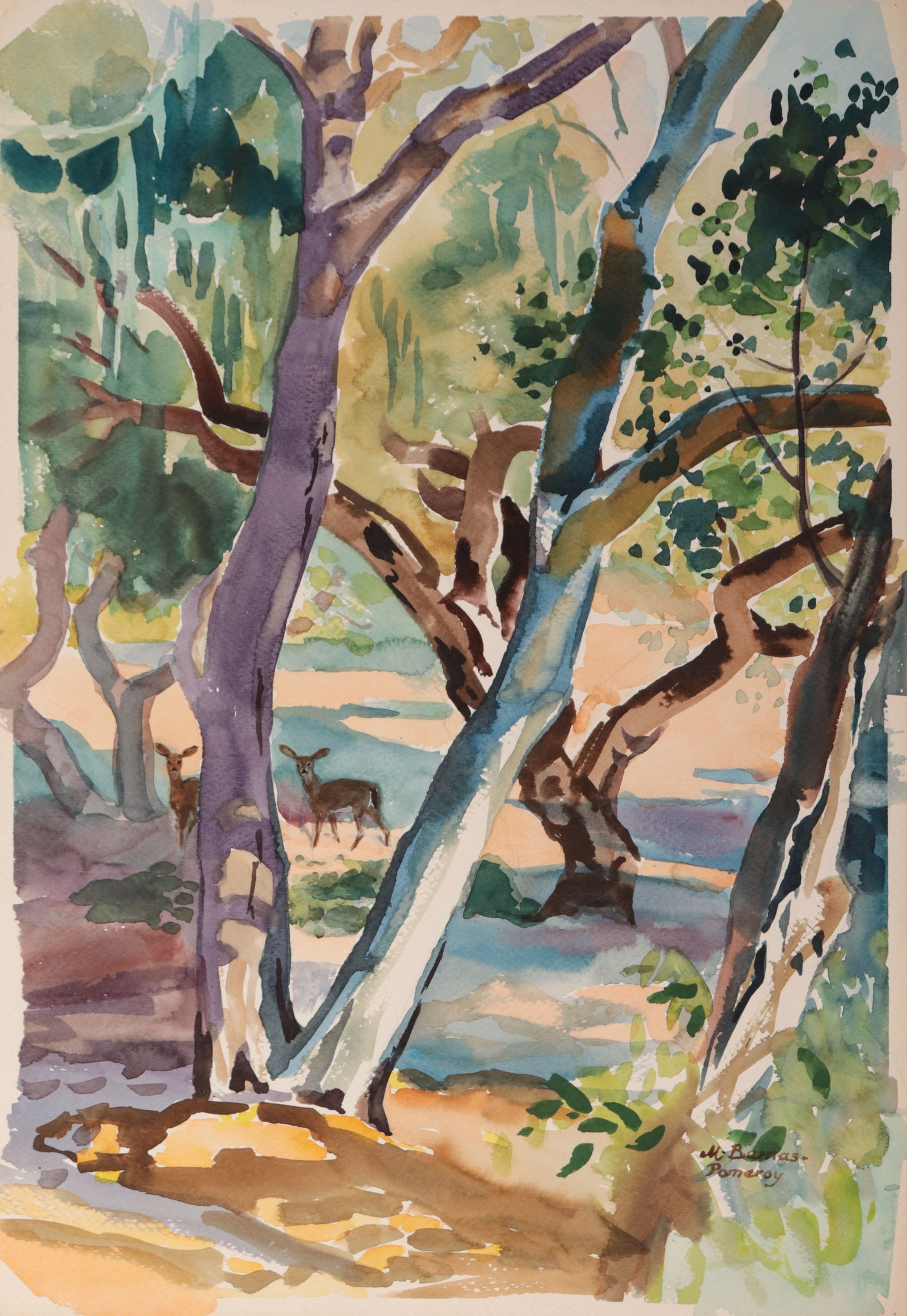 <i>Expectancy</i> <br>1981 Watercolor <br><br>#D0705