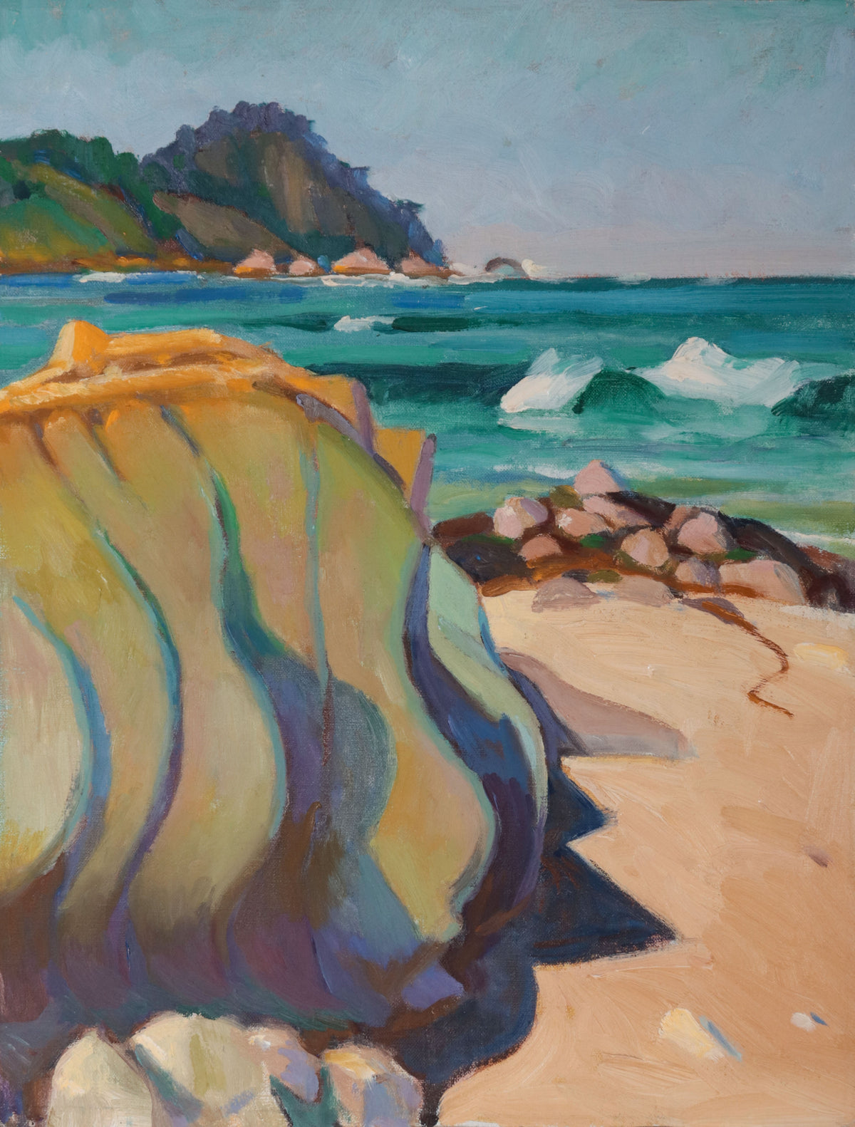 Rocky Coast <br>20th Century Oil <br><br>#D0710