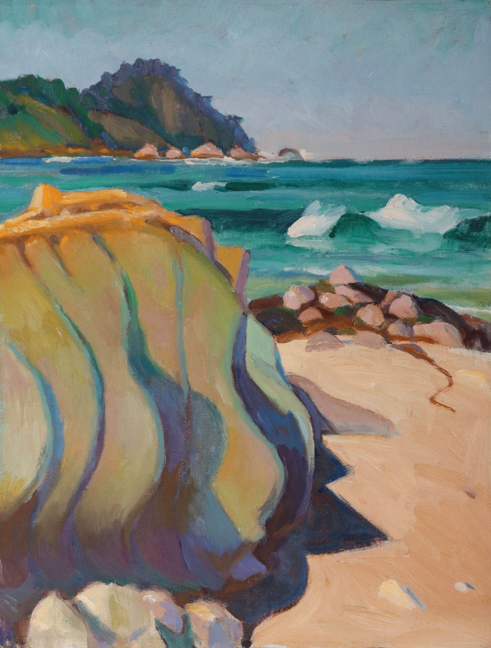 Rocky Coast <br>20th Century Oil <br><br>#D0710