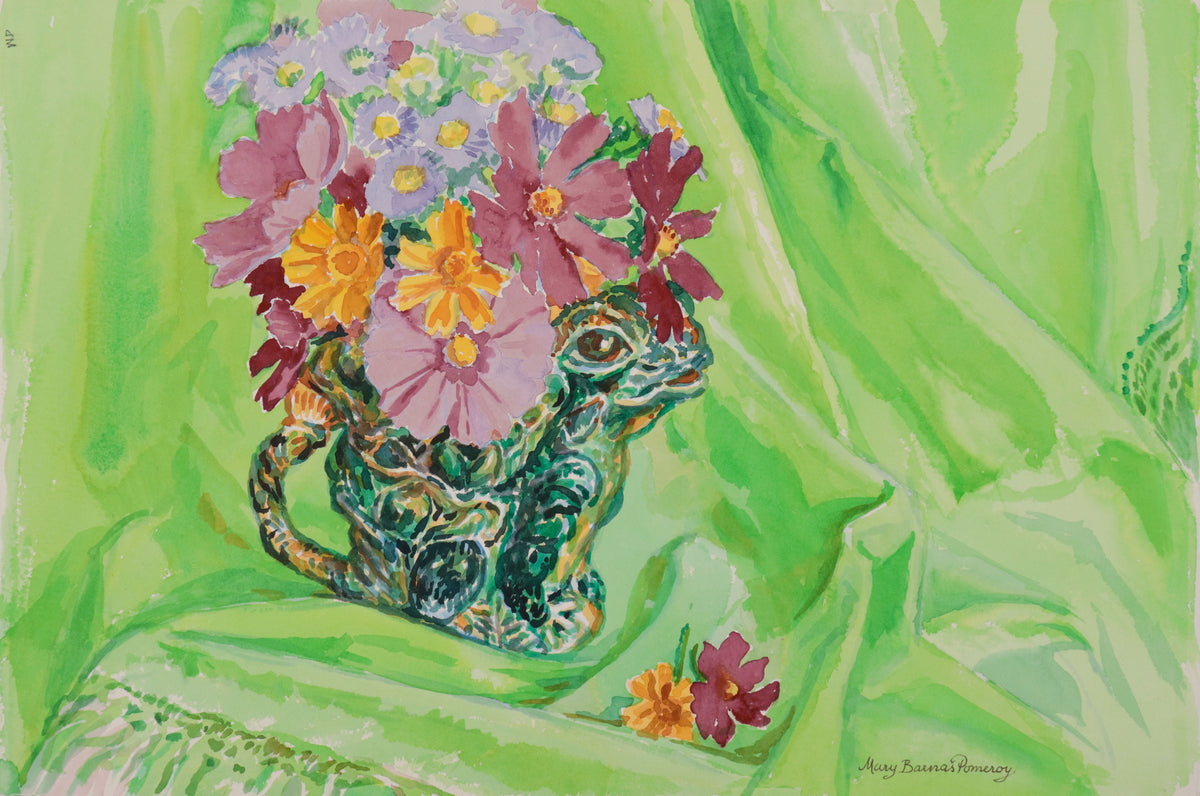 <i>The Chinese Frog</i> <br>2001 Watercolor <br><br>#D0716