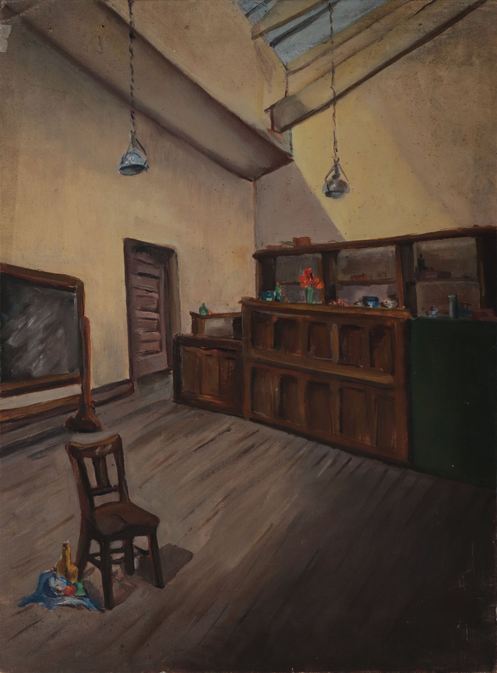 <i>Ms. Engels Class</i> <br>1943 Oil <br><br>#D0768