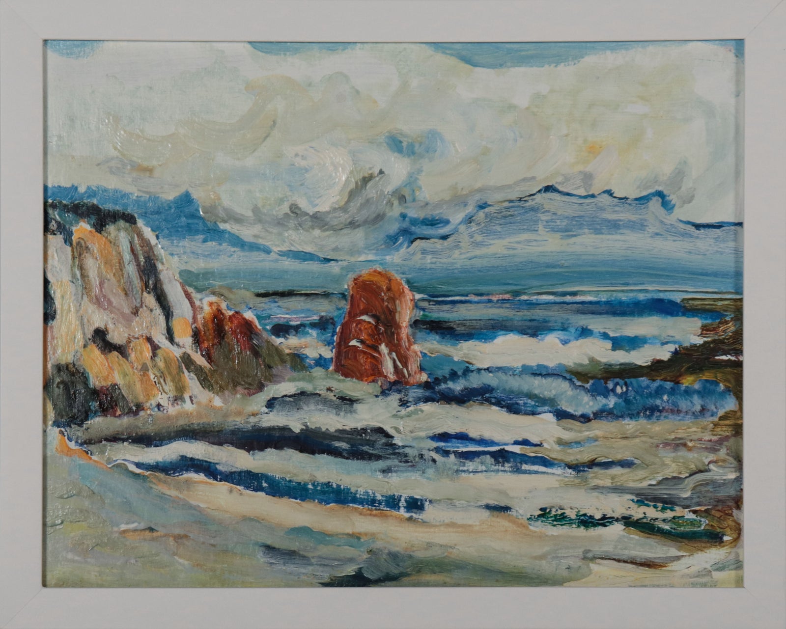 California Cove Scene <br>20th Century Oil <br><br>#D0808
