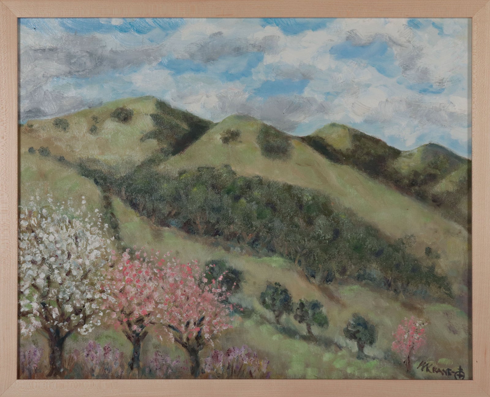 <i>March-Diablo Hills, Marsh Creek Road</i> <br>2010 Oil <br><br>#D0812