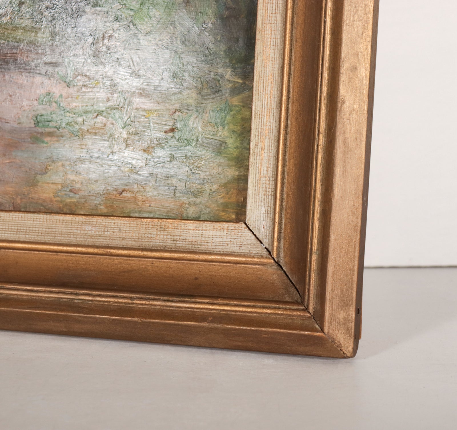 Path Through the Woods <br>1930-40s Oil <br><br>D1035