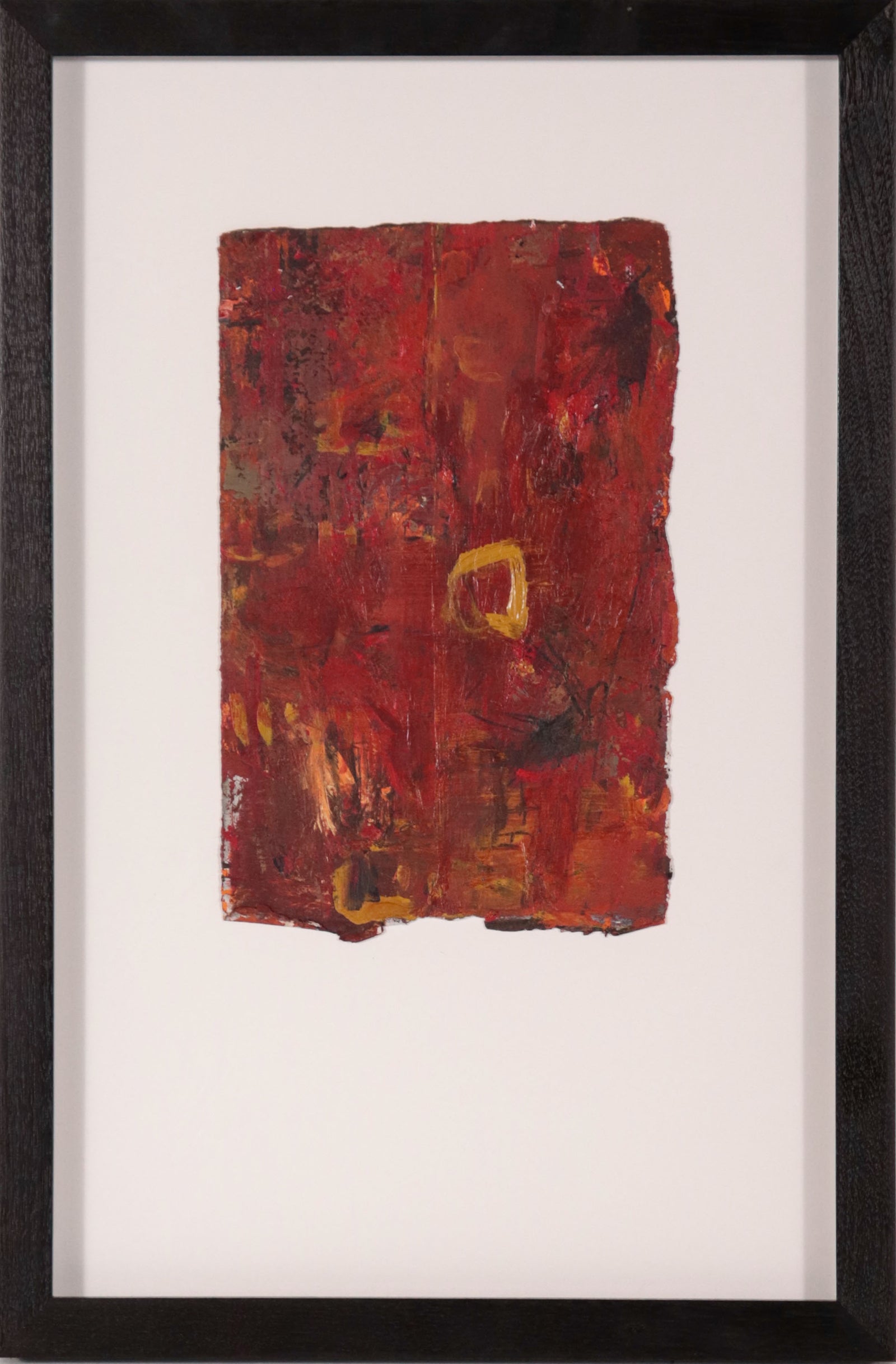 Red & Black Abstract <br>Late 20th Century Acrylic <br><br>#D1315
