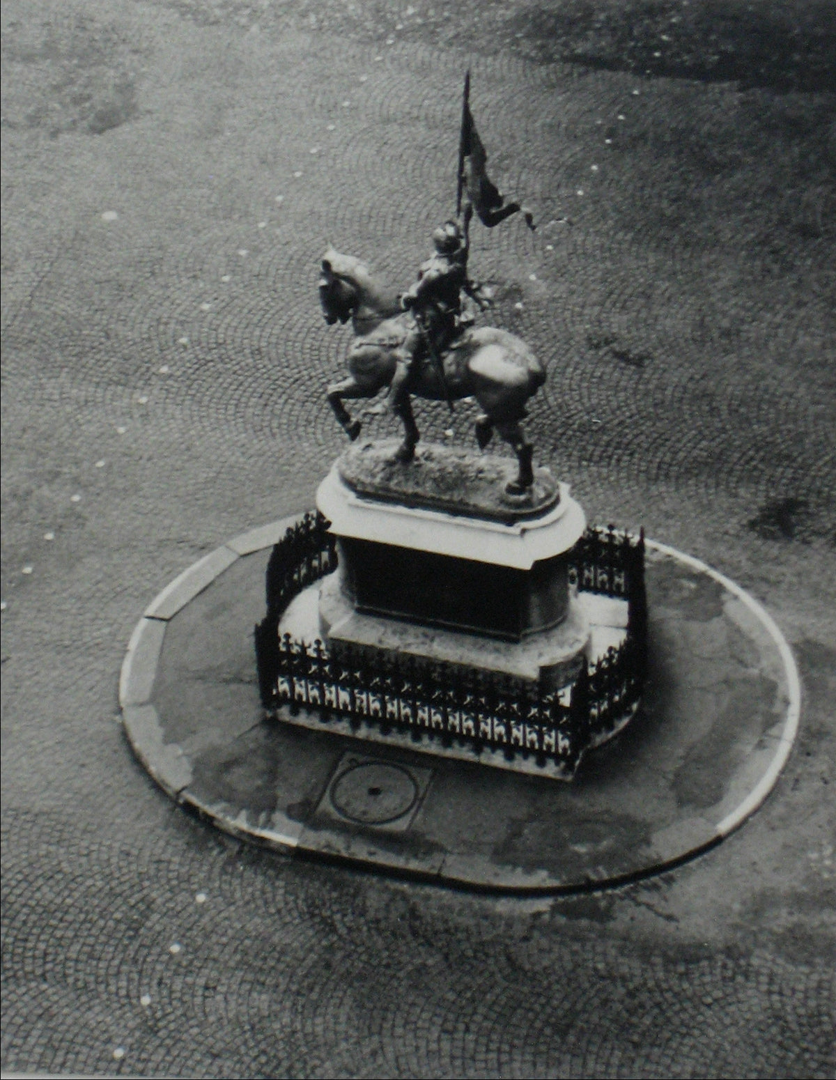 Arial View of Monument &lt;br&gt;1960s Silver Gelatin Print&lt;br&gt;&lt;br&gt;#12184