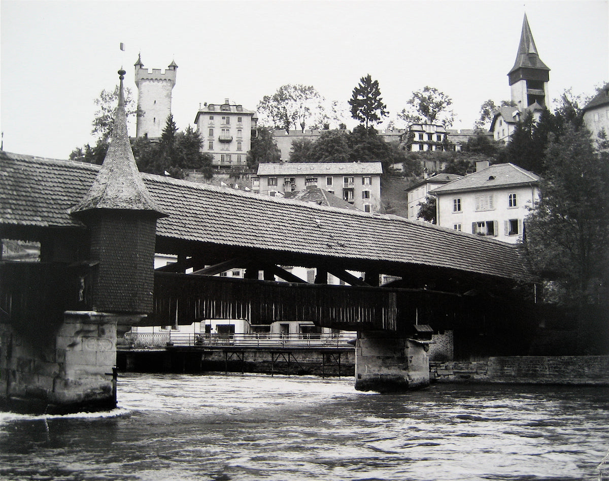 Bridge Over European Waters &lt;br&gt;1960s Photograph &lt;br&gt;&lt;br&gt;#16263