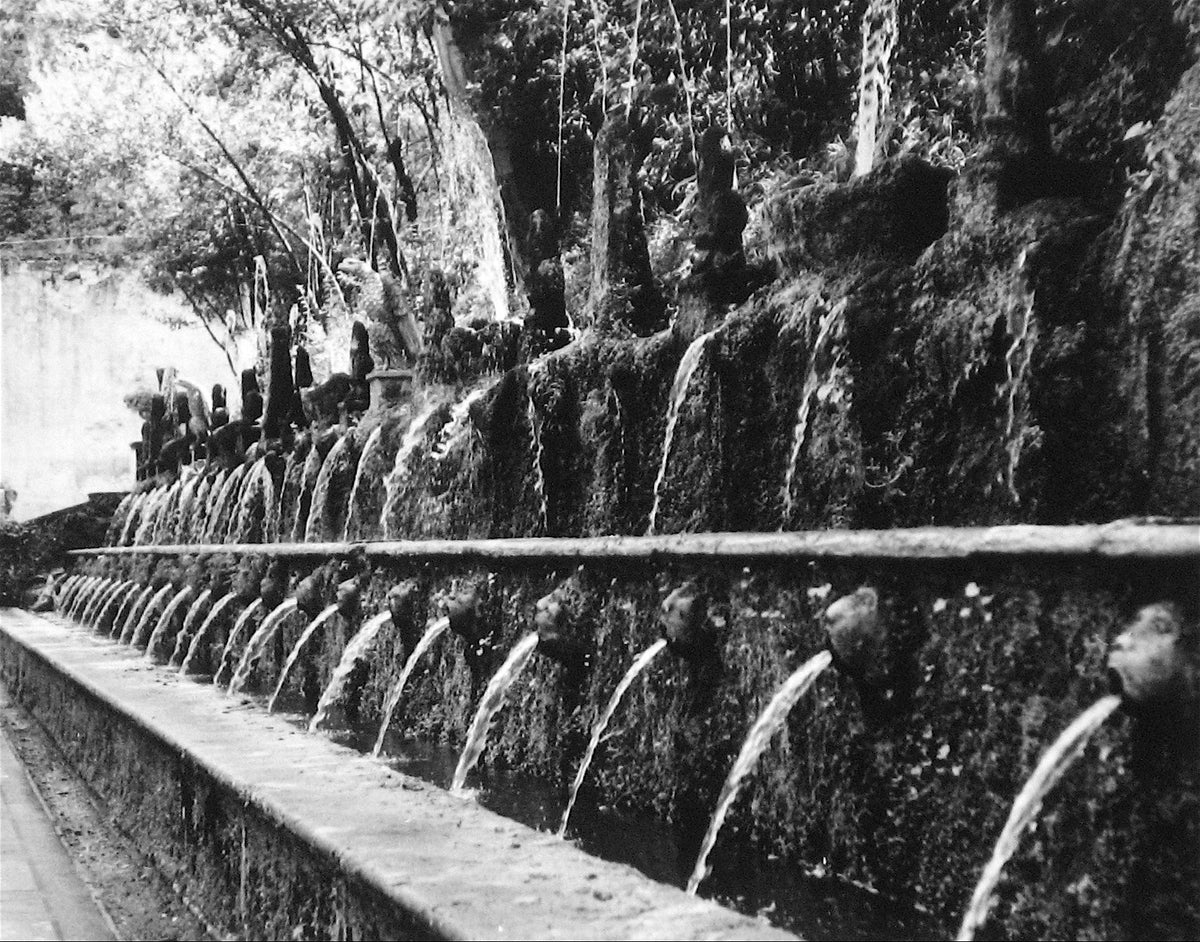 Fountain With Many Faces &lt;br&gt;1960s Photograph&lt;br&gt;&lt;br&gt;#12119