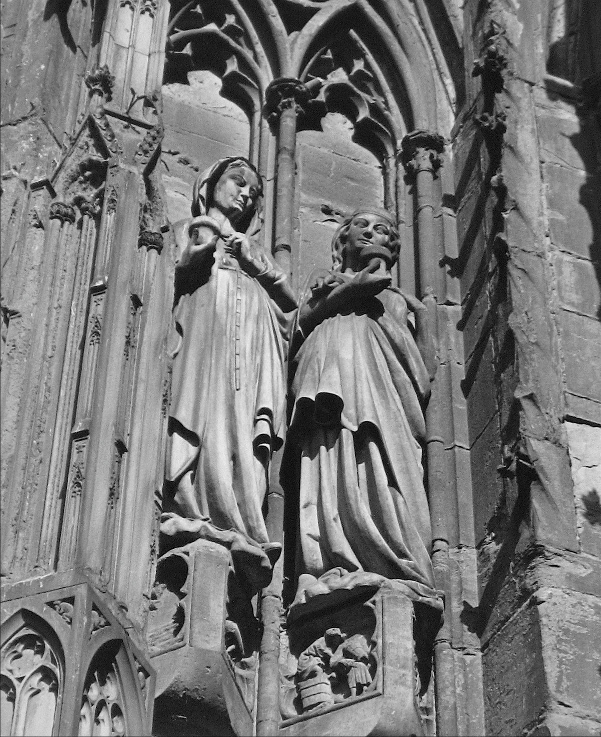 Spanish Gothic Architecture &lt;br&gt;1960s Photograph&lt;br&gt;&lt;br&gt;#12127