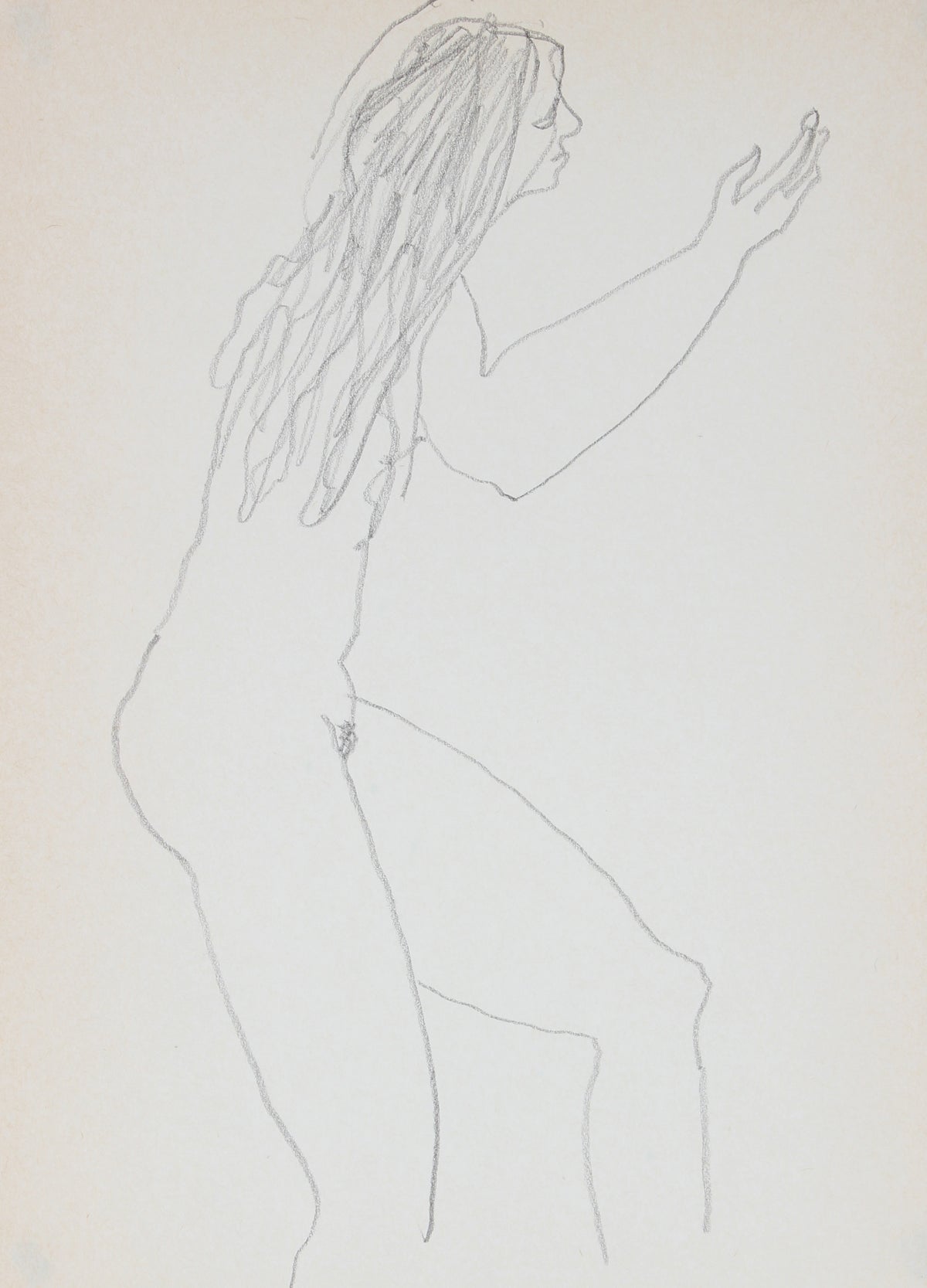 Minimalist Nude Sketch &lt;br&gt;1989 Graphite&lt;br&gt;&lt;br&gt;#30042