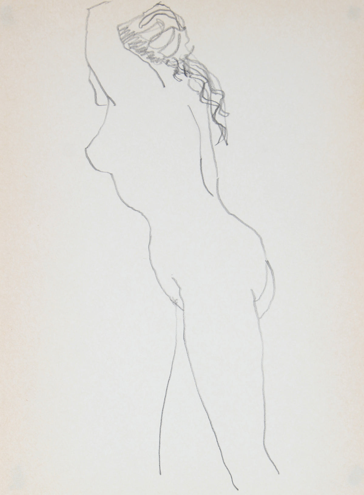 Minimalist Nude Sketch &lt;br&gt;1989 Graphite&lt;br&gt;&lt;br&gt;#30044