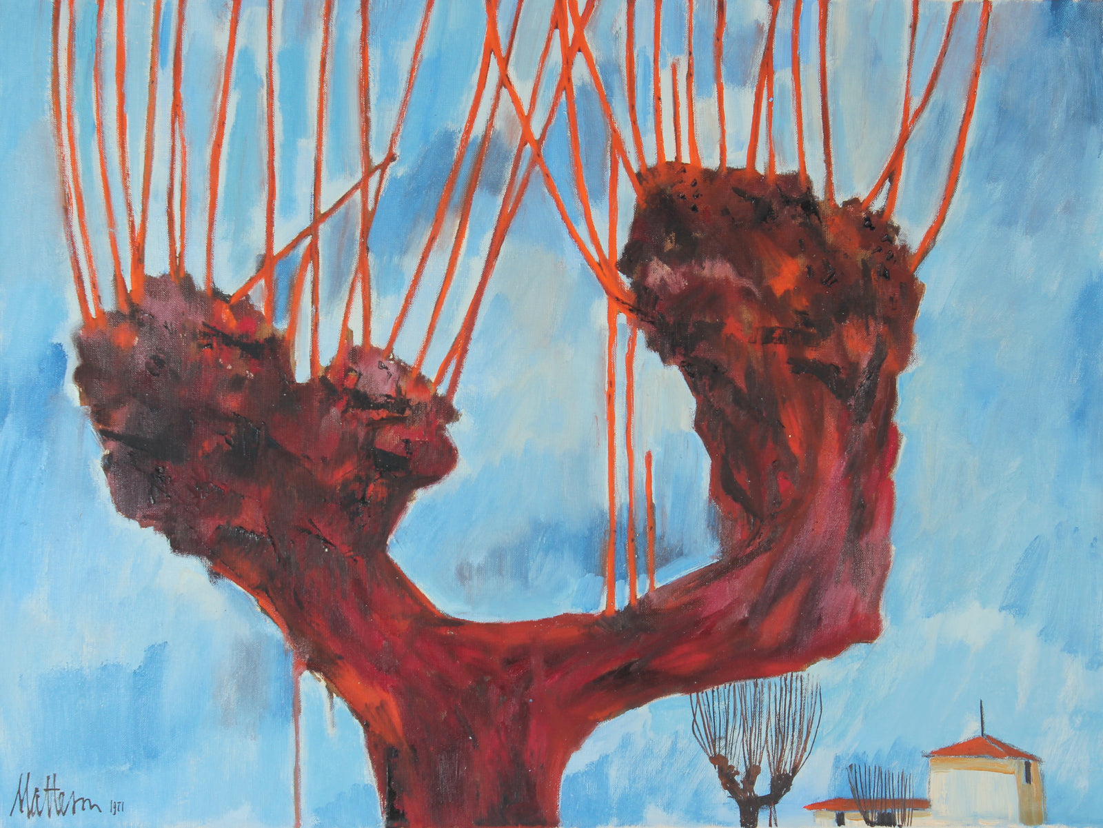 <i>Bologna</i>, Rome<br>1971 Oil<br><br>#31687