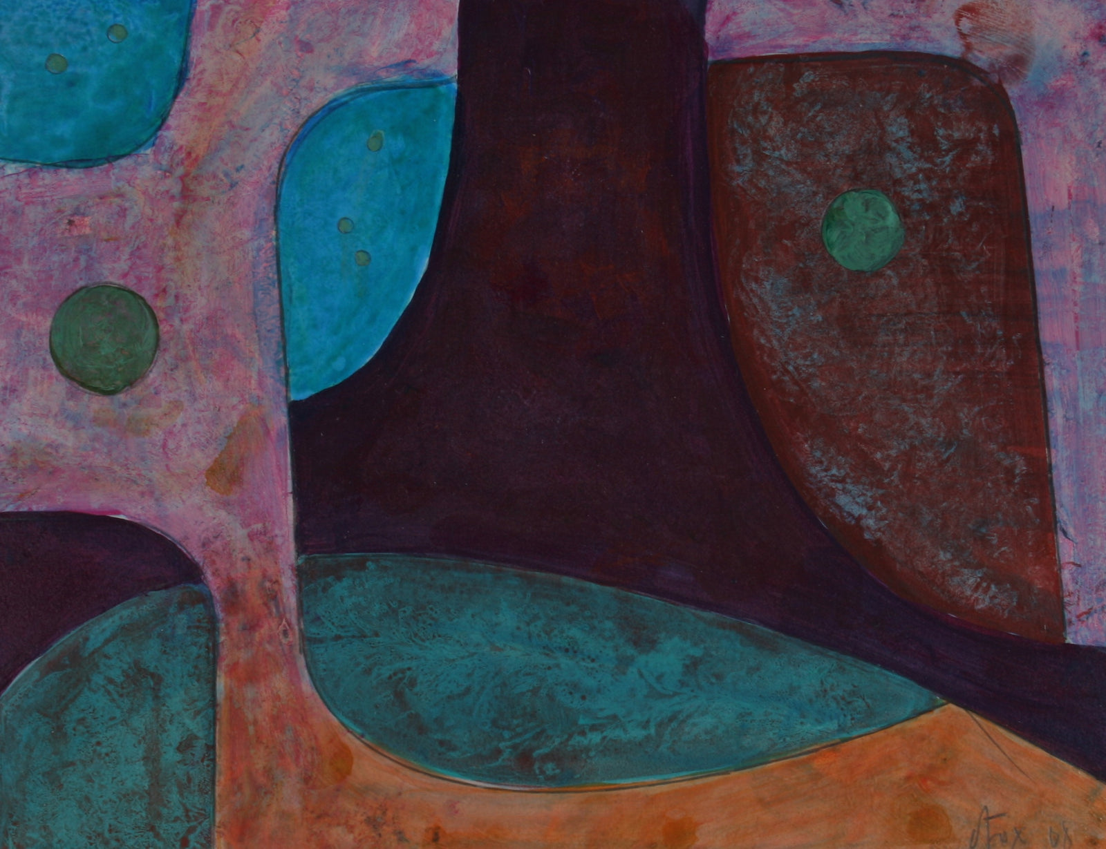 <i>Astral Landscape</i><br>2008 Acrylic Abstract<br><br>#71244