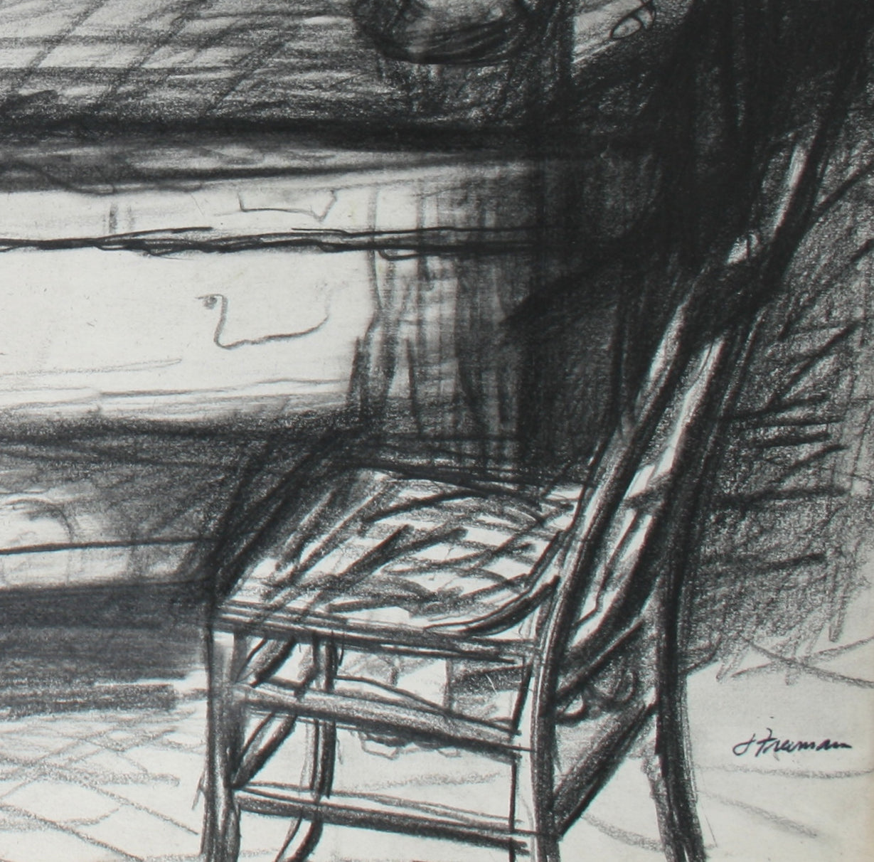 Still Life of Desk <br>1964 Graphite <br><br>#71948