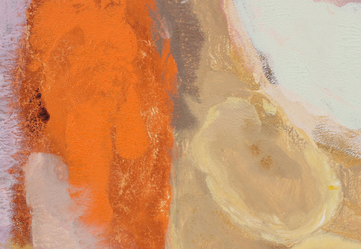 Abstract Orange Colorfield &lt;br&gt;20th Century Oil and Monotype &lt;br&gt;&lt;br&gt;#93581