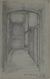 <i>No. 5 Staircase, Oxford, England</i> <br>1924 Graphite <br><br>#9798