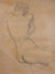 Nude Figure Drawing <br>1920-1930's Charcoal <br><br>#9747