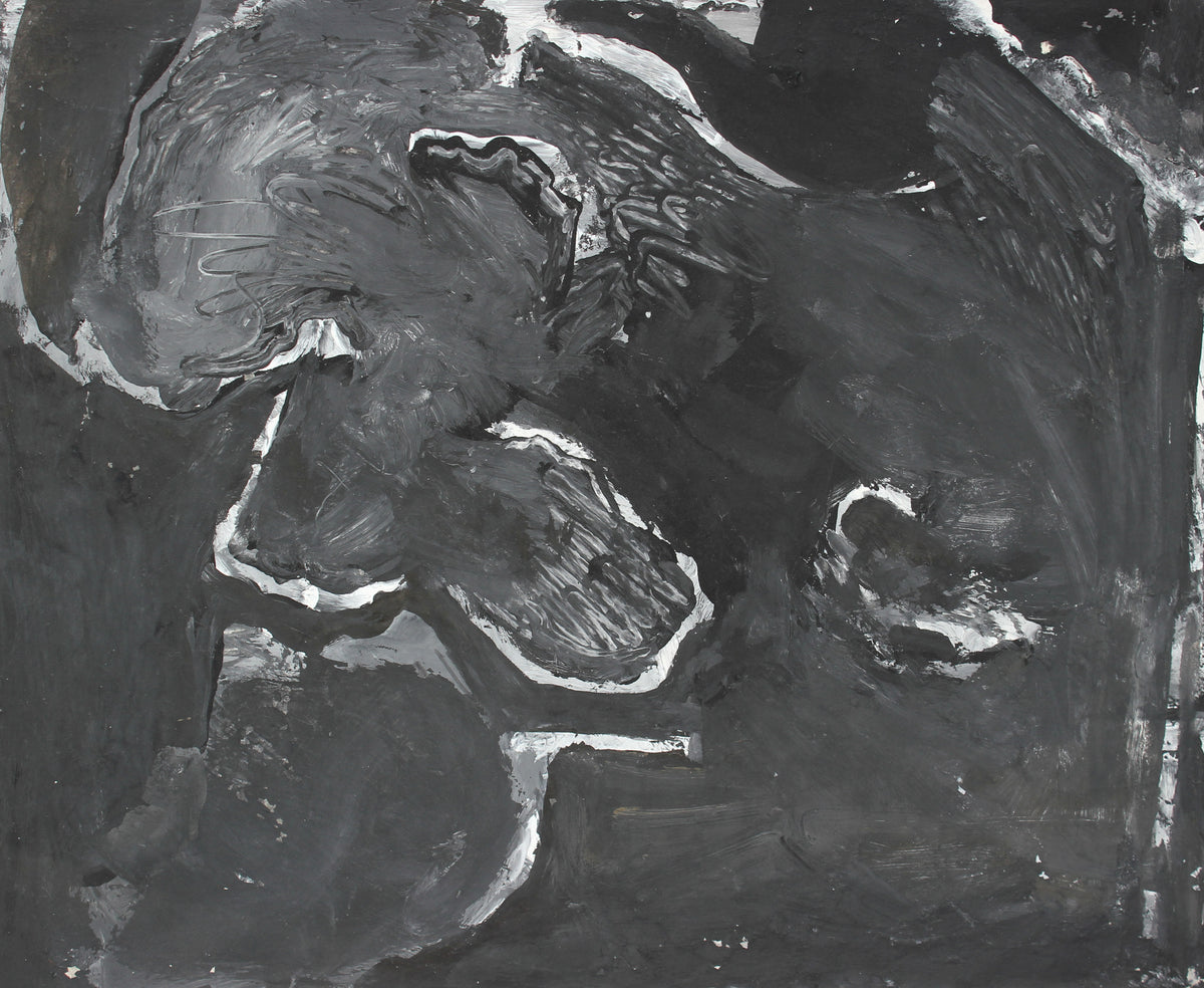 Dark Abstract &lt;br&gt;20th Century Gouache &lt;br&gt;&lt;br&gt;#A5011