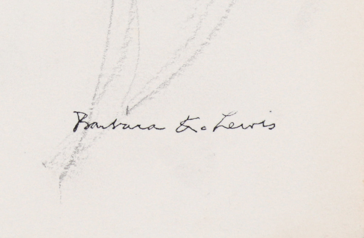 Abstracted Floral Study<br>20th Century Graphite<br><br>#C4448