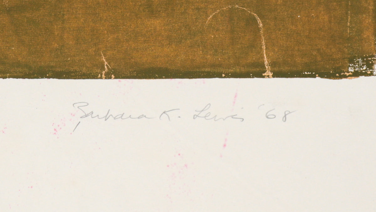 <I>Progression II</I> <br>Late 20th Century Mixed-Media on Paper<br><br>#C4464