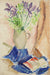 California Expressionist Still Life <br>1940-50s Watercolor <br><br>#4705