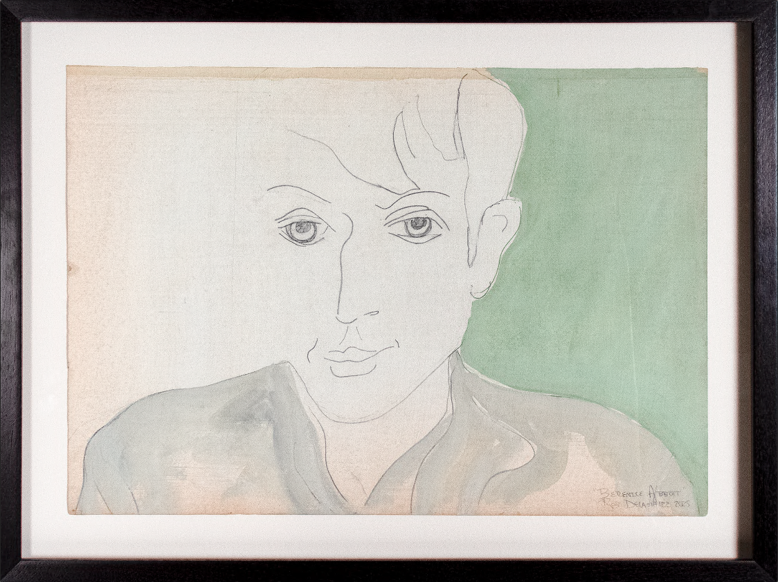 <I>Berenice Abbott</I> <br>2025 Gouache and Graphite <br><br>#C7970