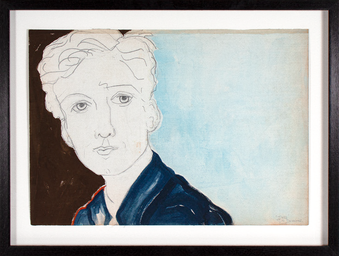 <I>Jess</I> <br>2025 Gouache and Graphite <br><br>#C7978