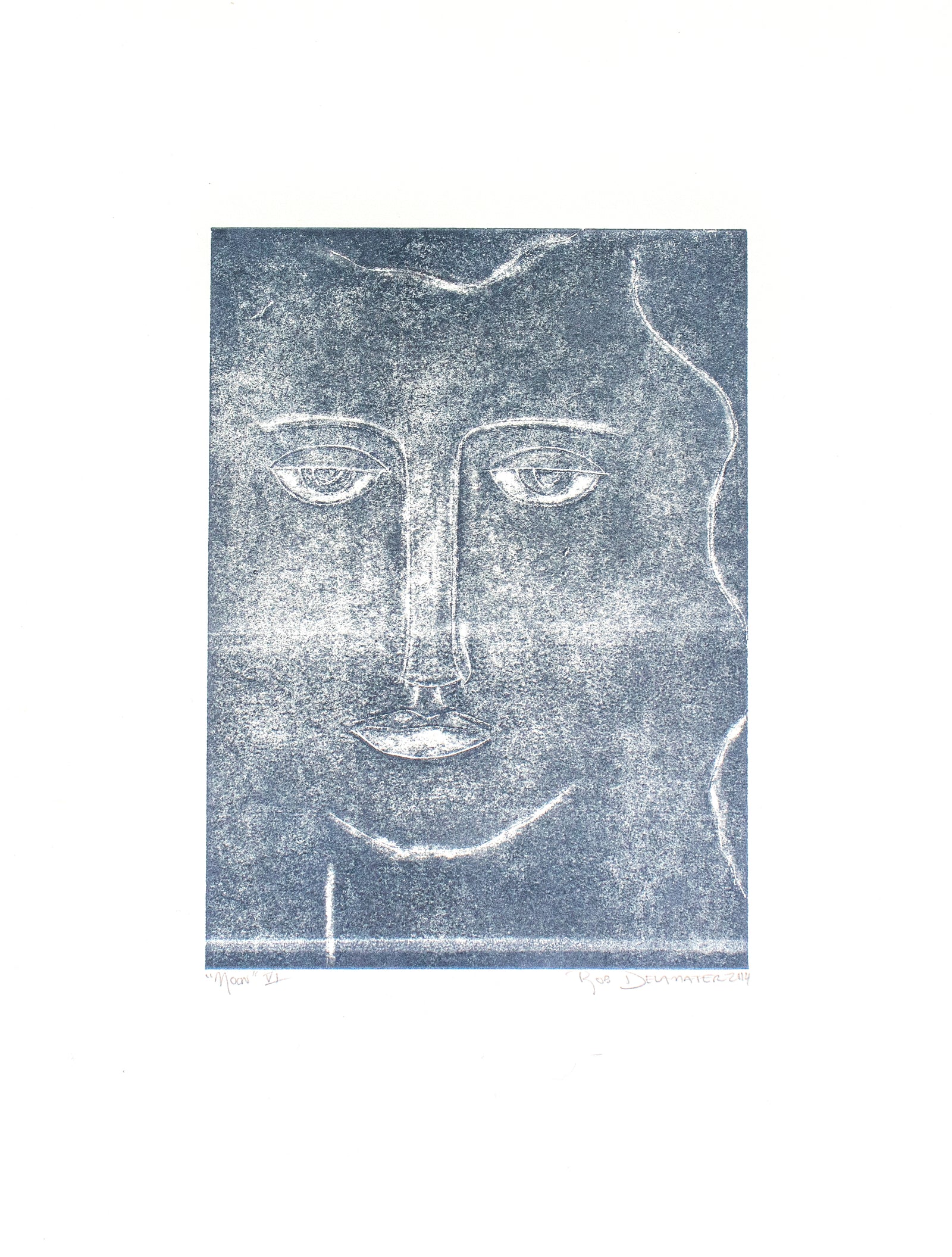 <i>Moon VI</i> <br>2014 Monotype <br><br>#C3725