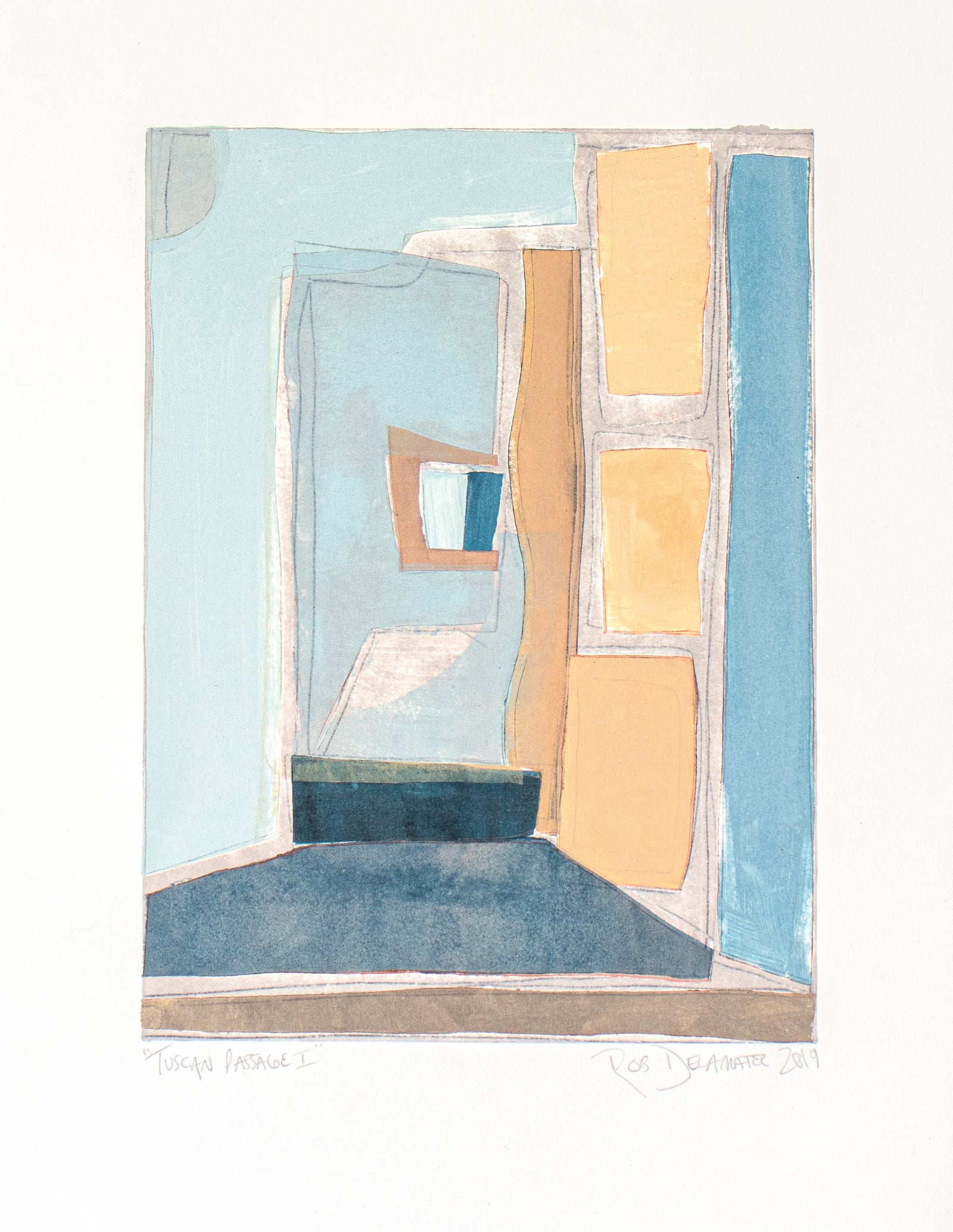 <i>Tuscan Passage I</i> <br>2019 Monotype <br><br>#C3726