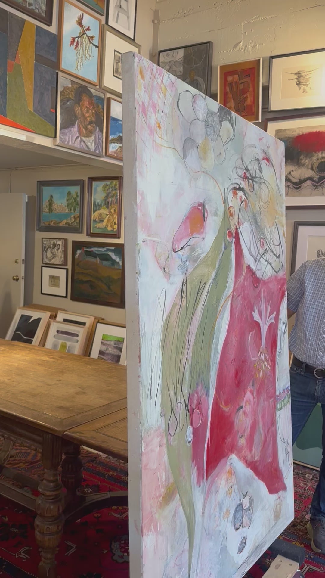 Playful Abstracted Still-Life<br>20th Century Acrylic<br><br>#C4629