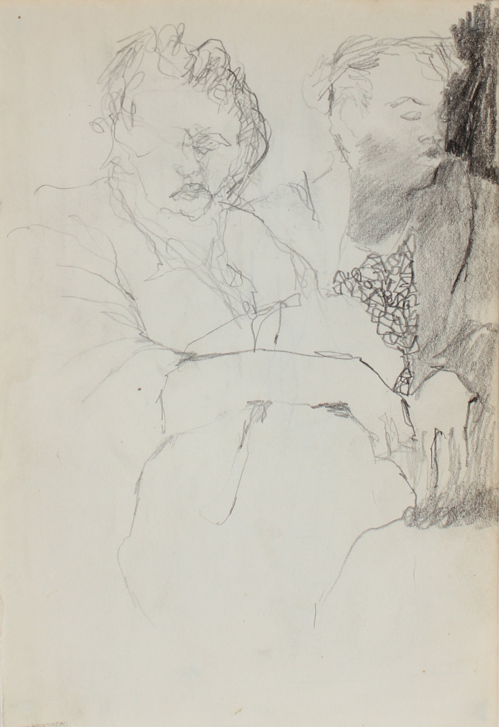 1959 Charcoal Figures<br><br>#0218