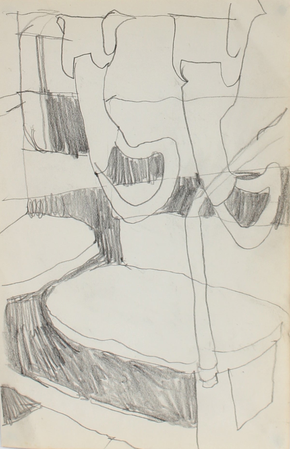 Subway Abstraction&lt;br&gt;Charcoal, 1959&lt;br&gt;&lt;br&gt;#0242