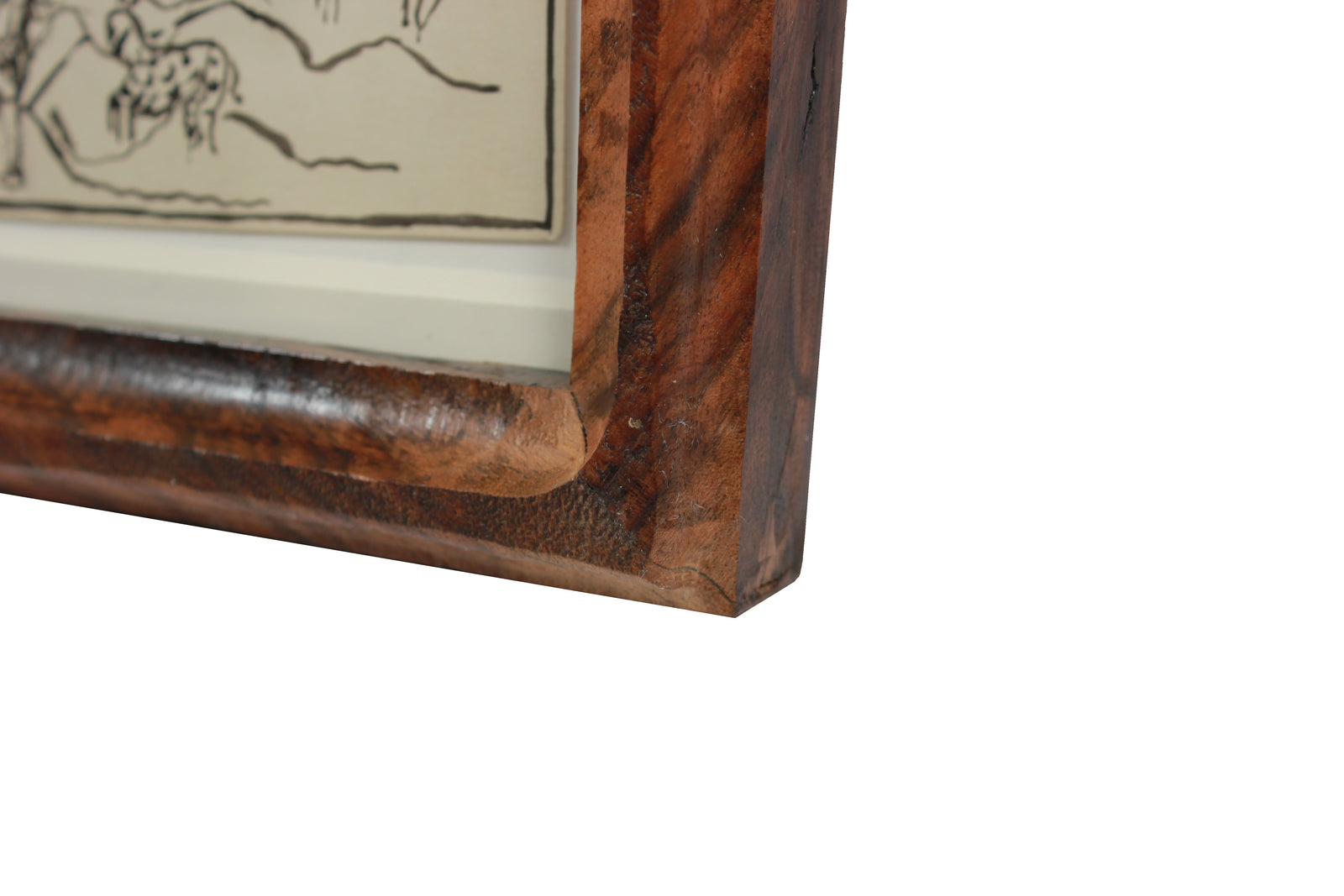 Expressionist Celestial Figurative Scene <br>Early 20th Century Ink <br><br>#11311