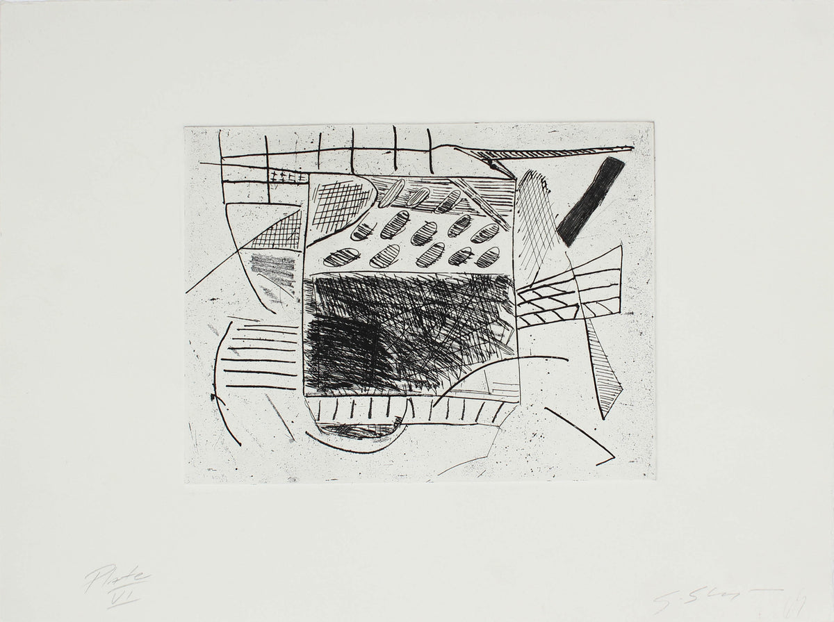 <i>Passing Through - Plate VI</i><br>1990s Etching<br><br>#11716