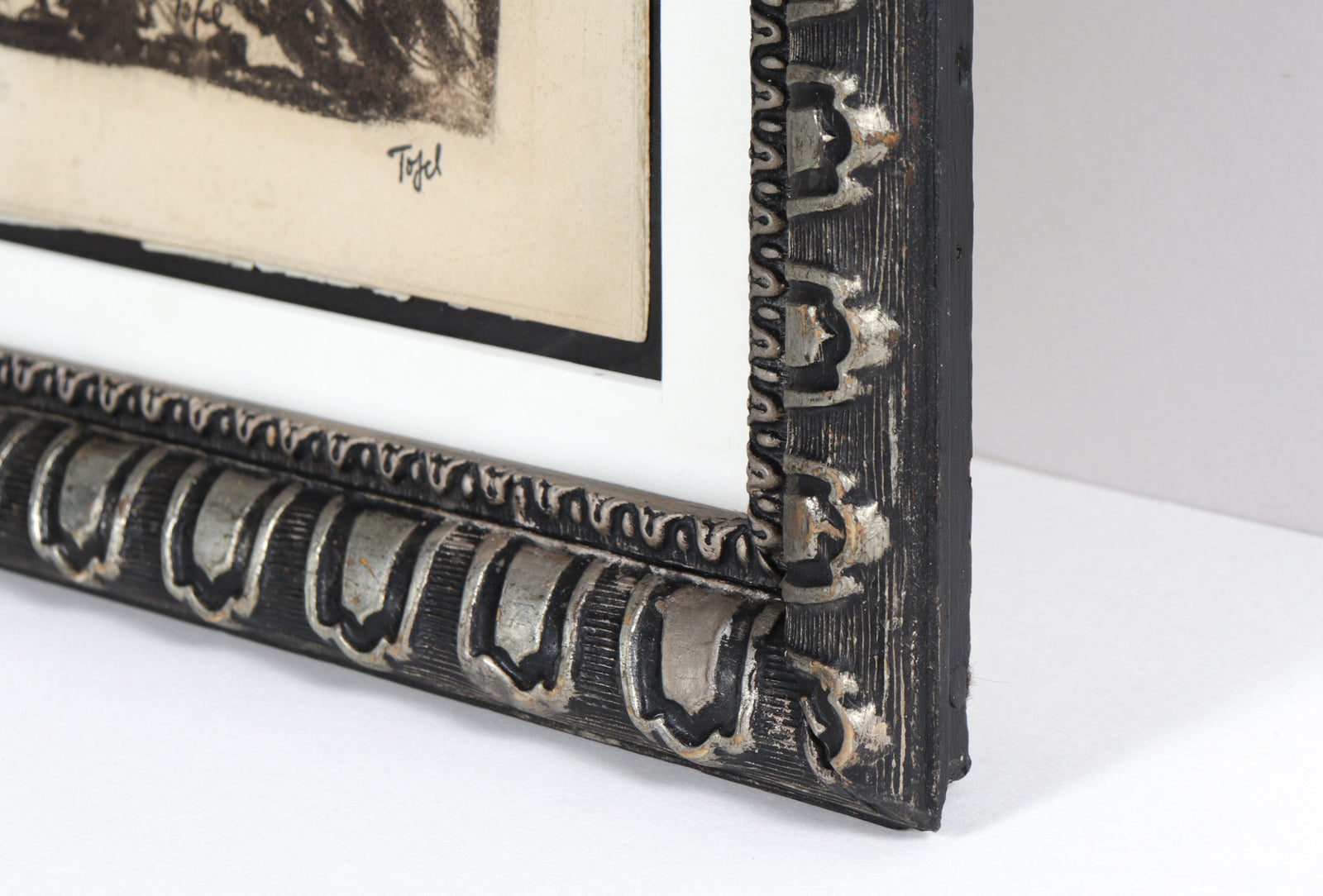 Expressive Monochrome Figurative Abstract <br>20th Century Charcoal <br><br>#11938