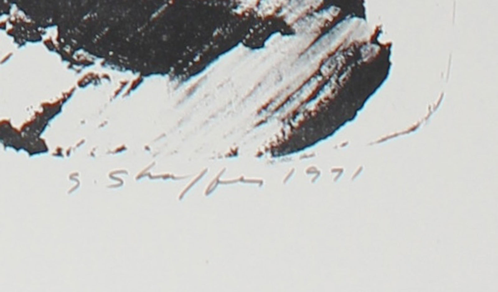 <i>Figure with Hearts</i><br>1991 Collograph & Lithograph<br><br>#11973