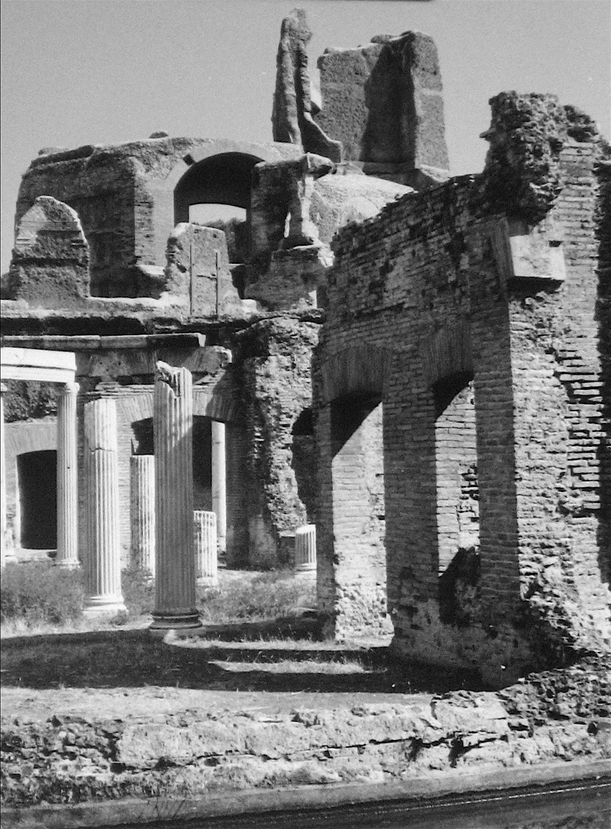 Ruins in Greece&lt;br&gt;1960s Silver Gelatin Print&lt;br&gt;&lt;br&gt;#12099