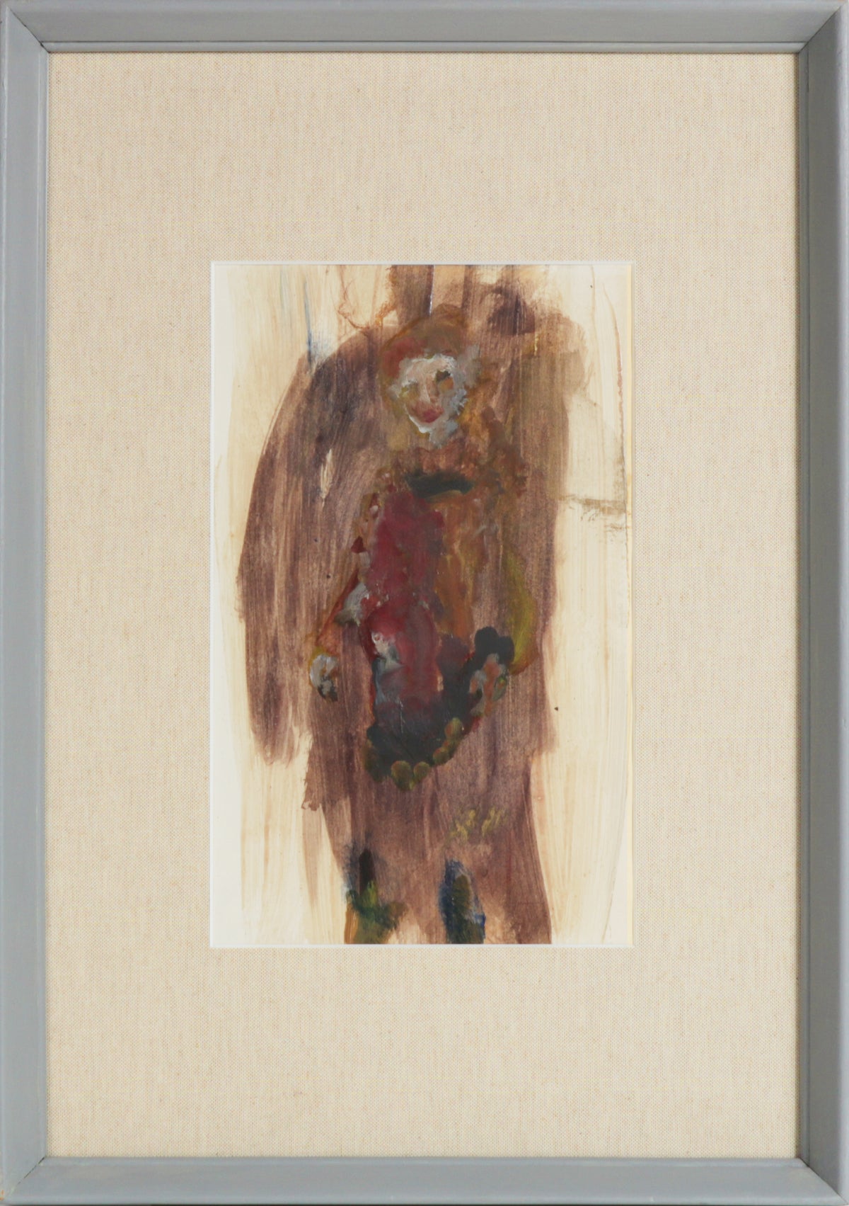 &lt;i&gt;Abstract Portrait of Madeline Gleason &lt;/i&gt;&lt;br&gt;1960s Bay Area Figurative Distemper&lt;br&gt;&lt;br&gt;#12705