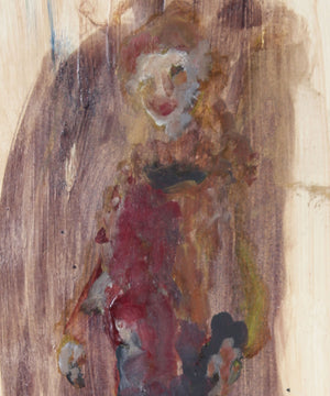 <i>Abstract Portrait of Madeline Gleason </i><br>1960s Bay Area Figurative Distemper<br><br>#12705