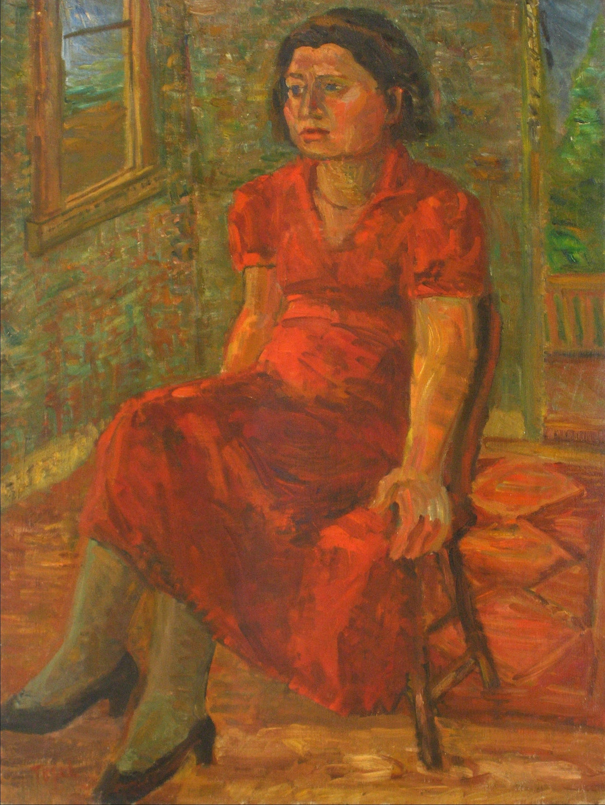 <i>Portrait of Pearl</i> <br>1935 Oil <br><br>#13662