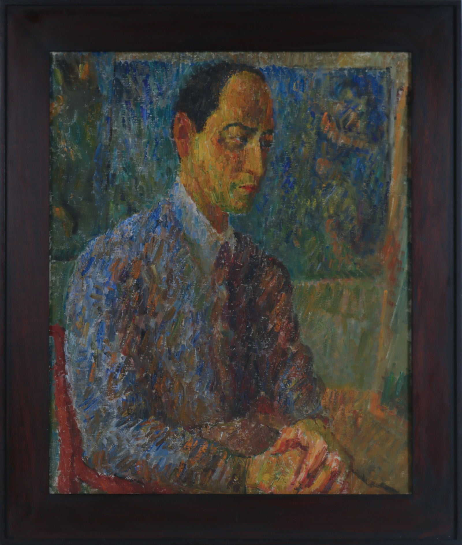 <i>Portrait of Arthur</i> <br>1940s Oil <br><br>#13952
