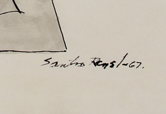<I>Heil General 13</I> <br>1967 Ink <br><br>#14592