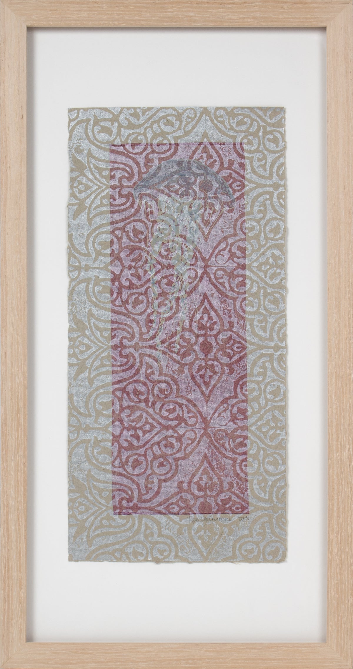 Jellyfish in Abstraction &lt;br&gt;2008 Linoleum Block Print &lt;br&gt;&lt;br&gt;#15453
